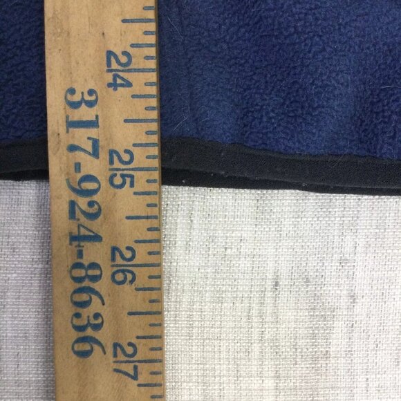 Timberland Jacket Mens Large Navy Fleece Long Sleeve Squall Pocket Full Zipper - Picture 8 of 8